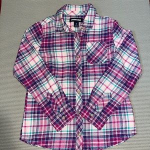 Lands’ End Girls Flannel